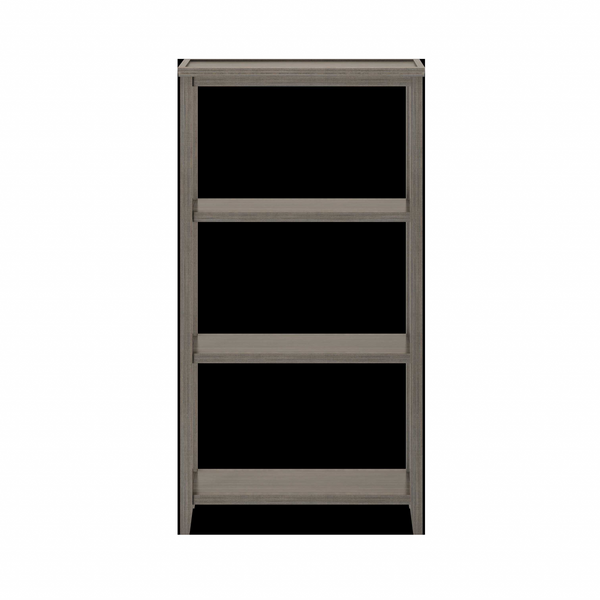 60" Bookcase with 2 Shelves in Washed Grey