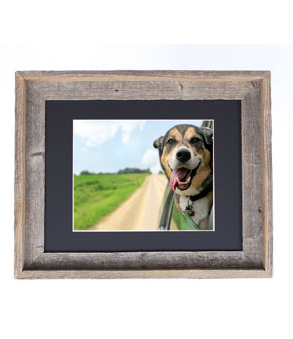 16x20 Rustic Black Picture Frame with Plexiglass Holder