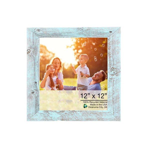 12 x 12 Rustic Blue Picture Frame