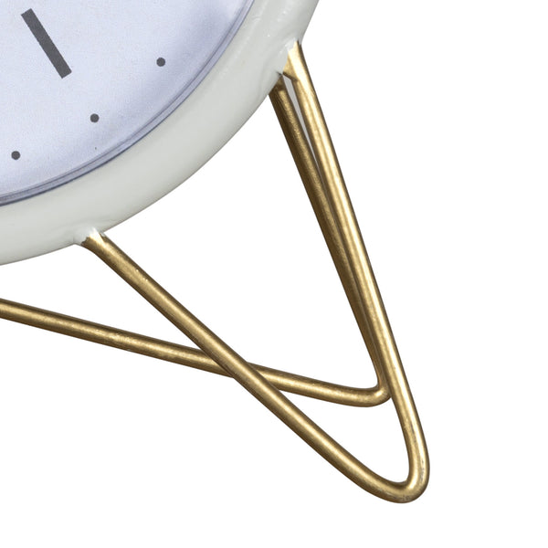 Gray Golden Triangle Desk Clock