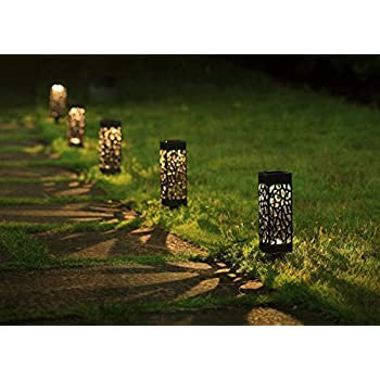 Set of 10 Solar Powered LED Garden Lights