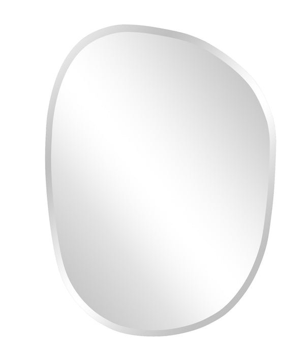 Oval Asymmetrical Frameless Mirror