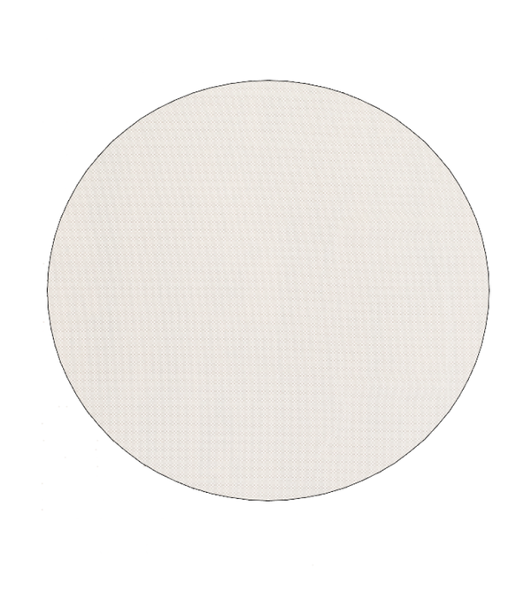 6' Round Beige Non Sip Rug Pad