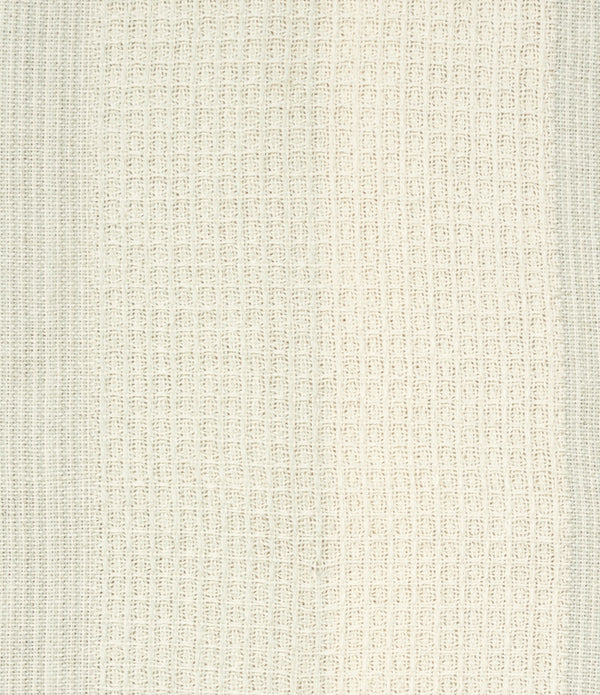 White Waffle Weave Contemporary Cotton Embroidered Throw Blanket