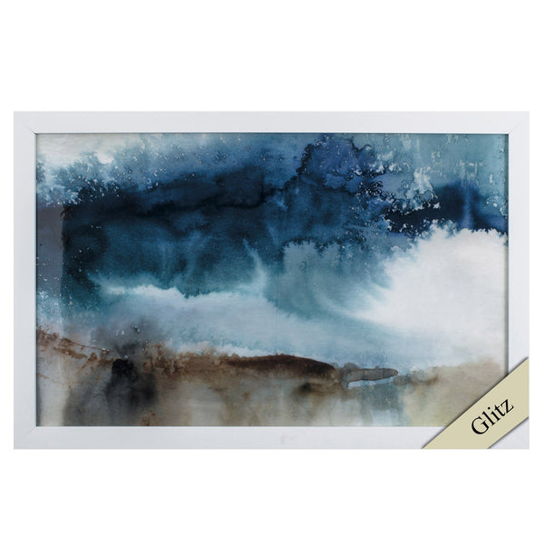 Shifting Seashor Abstract Framed Art