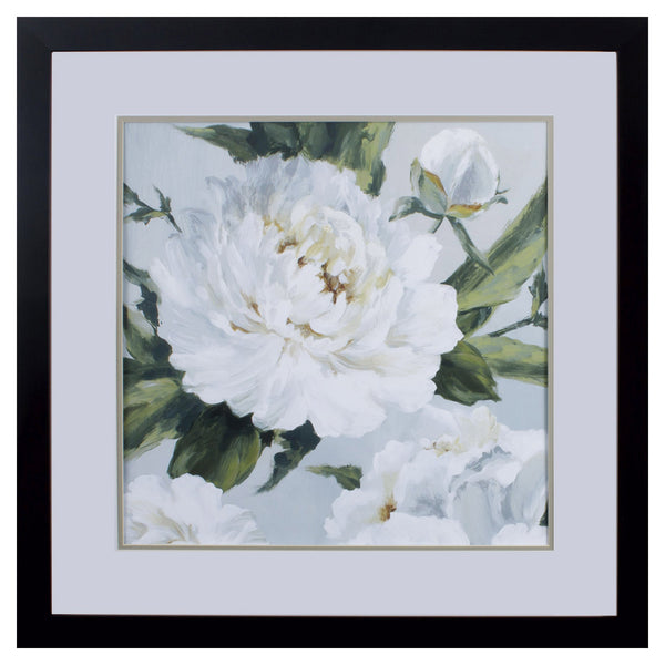 Large Peonies II Abstract Framed Art