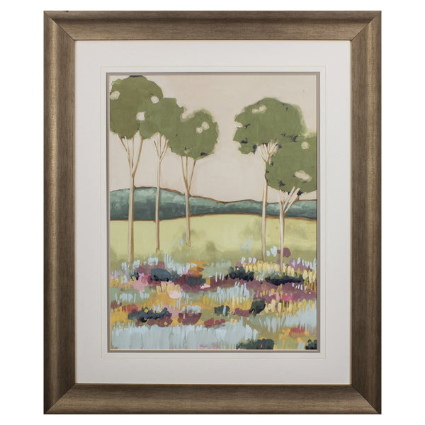 Shades of Trees II Abstract Framed Art