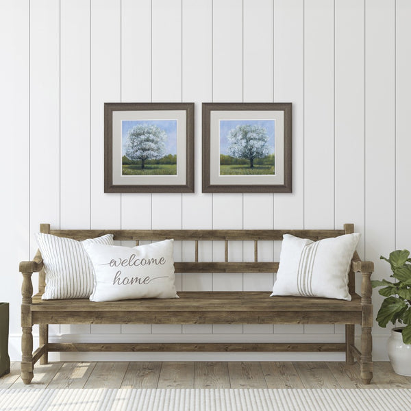 Set of 2 Spring Blossom Tree Framed Art