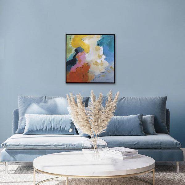 Abstract Daydream II Canvas Framed Art