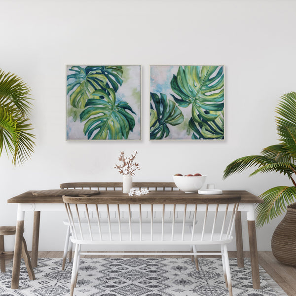 Set of Two Ferns Framed Art