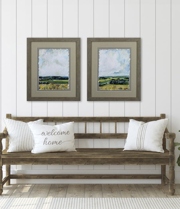 Set of Two Landscape Framed Art