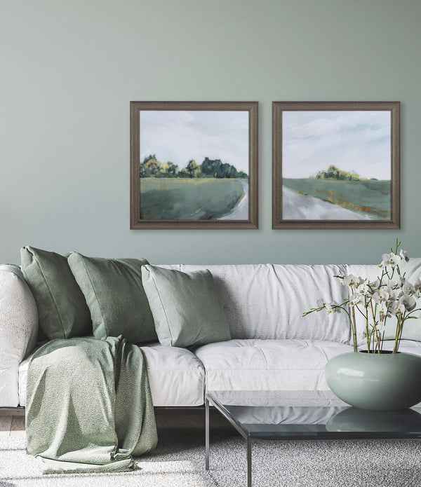 Set of Two Field of Dreams Abstract Framed Art