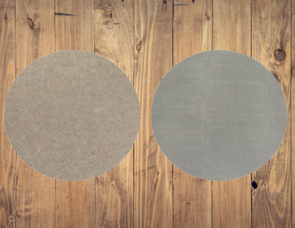 6' Round Grey Non Slip Rug Pad