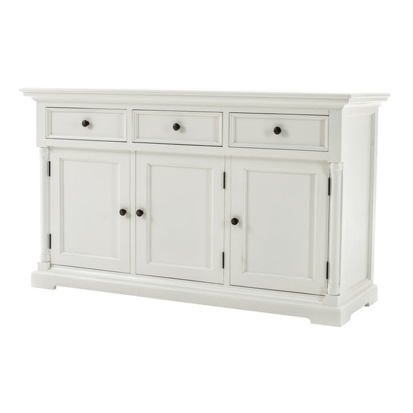 Modern Farm White Three Door Buffet Server