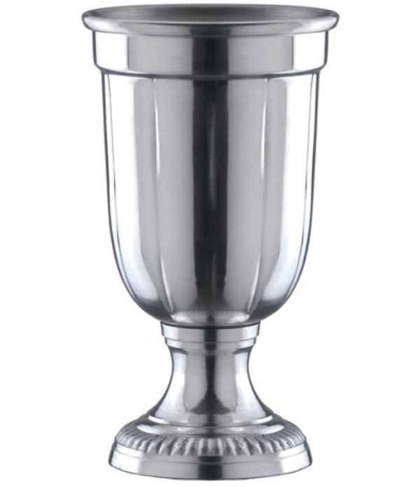 Silver Chalice Pedestal Vase