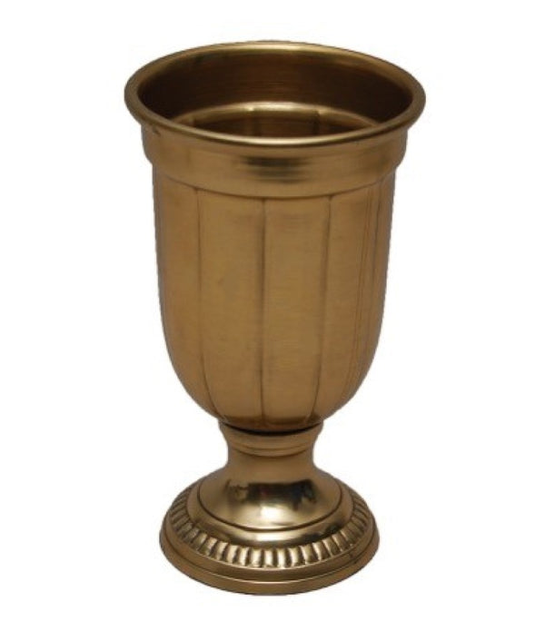 Golden Chalice Pedestal Vase