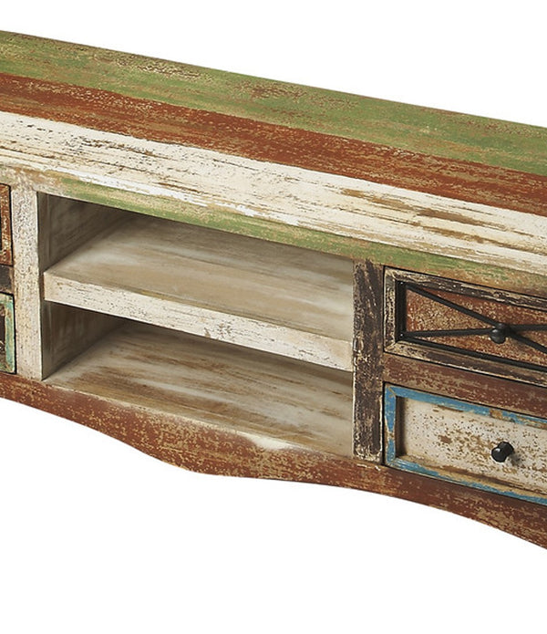 Decatur Recycled Wood Entertainment Console