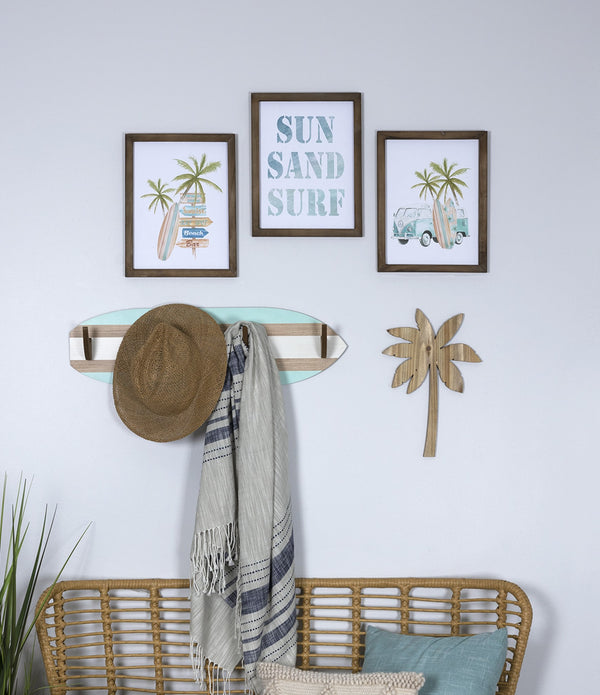 Set of Three Beach Themed Wall Art