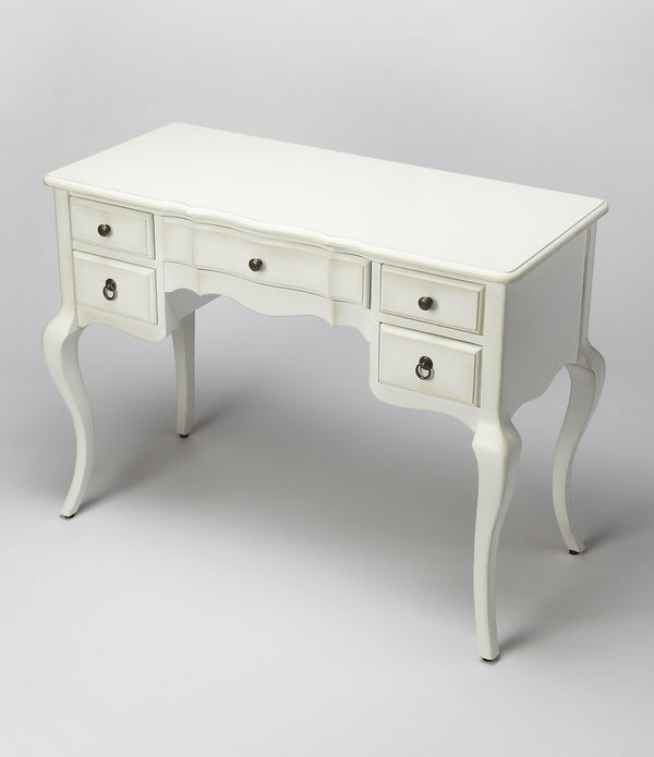 Traditional Cottage White Writing Desk