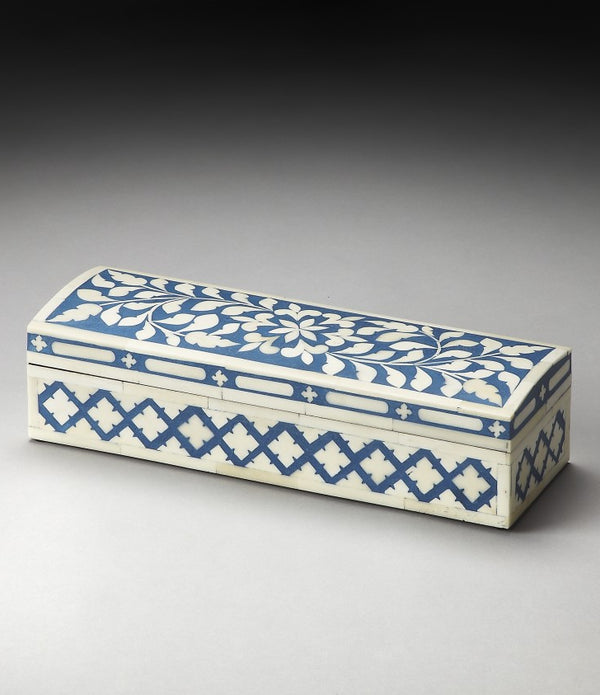 Blue Bone Inlay Storage Box