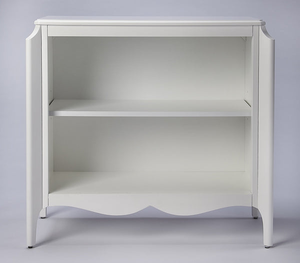 Wilshire Glossy White Bookcase