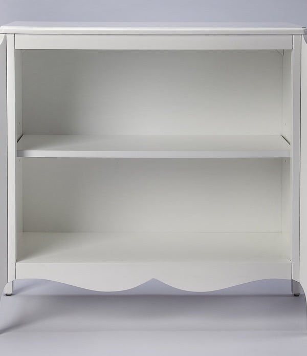 Wilshire Glossy White Bookcase