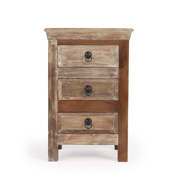 Modern Rustic Three Drawer Accent Chest