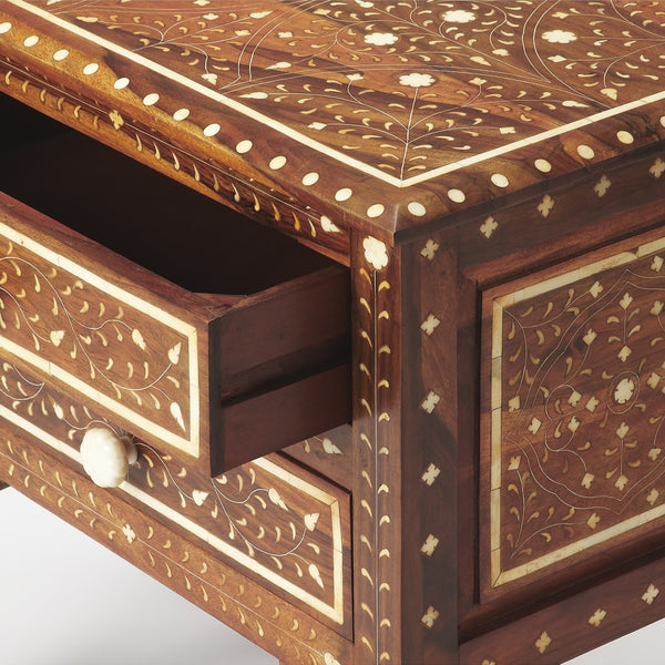 Chevrier Wood & Bone Inlay Accent Chest