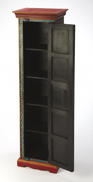 Amir Hand Painted Tall Cabinet