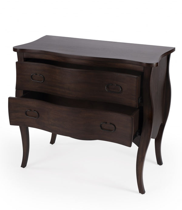 Rochelle Walnut 2 Drawer Chest