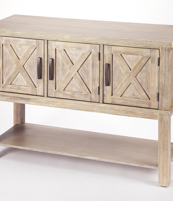 Rustic Natural Urban Gray Buffet Cabinet