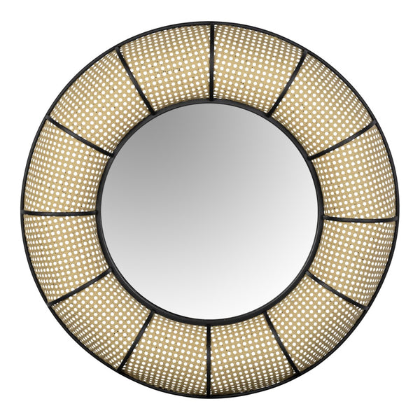 Farmhouse Style Round Wall Mirror