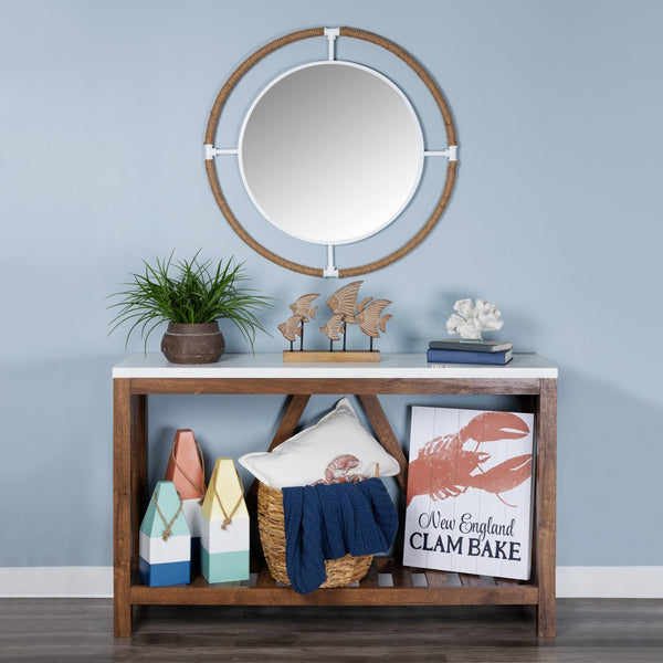 Nautical Round Wall Mirror