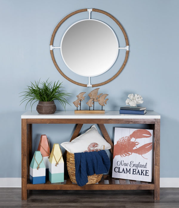 Nautical Round Wall Mirror