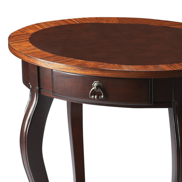 Cherry Nouveau Oval Accent Table