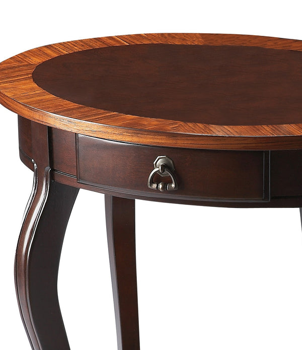 Cherry Nouveau Oval Accent Table