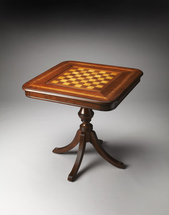 Antique Cherry Brown Game Table