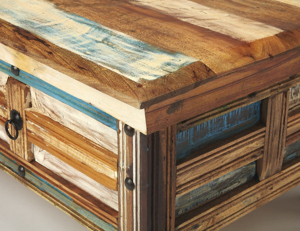 Rustic Painted Coffee Table