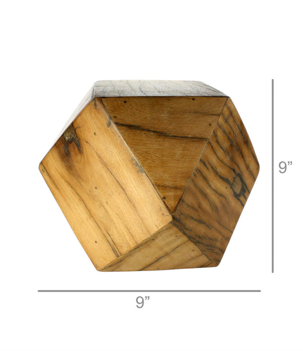 Wooden Geometric Sculpture