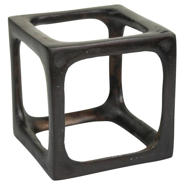 Petite Cast Aluminum Square Sculpture