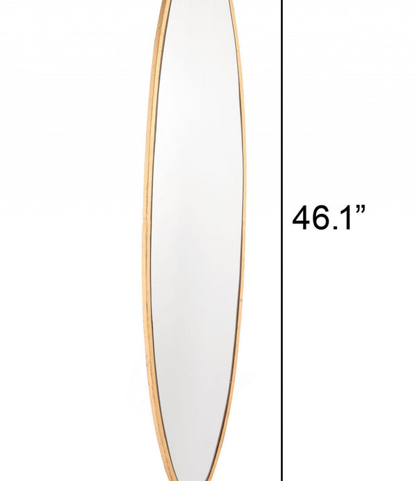 Full Length Gold Oval Mirror