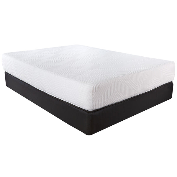 10.5' Hybrid Lux Memory Foam and Wrapped Coil Mattress Full Cal King