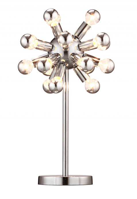 Mod Chrome Orb Table Lamp