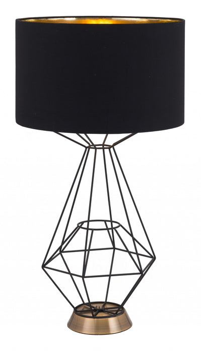 Black Diamond Table or Desk Lamp