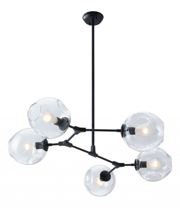 Dimpled Glass Ceiling Lamp