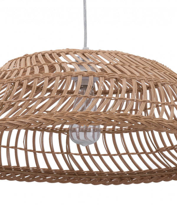 Wide Basket Ceiling Lamp Natural