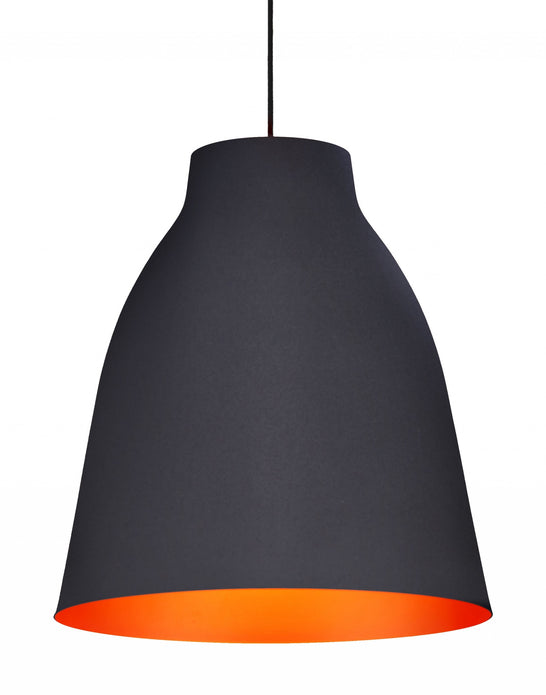 Matte Black Ember Ceiling Lamp