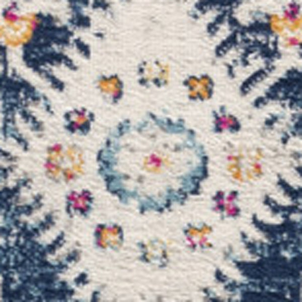 5’ x 8’ Navy Traditional Decorative Area Rug