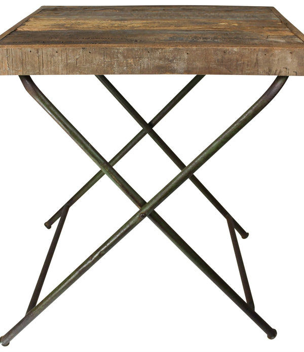 Reclaimed Wood Folding Table