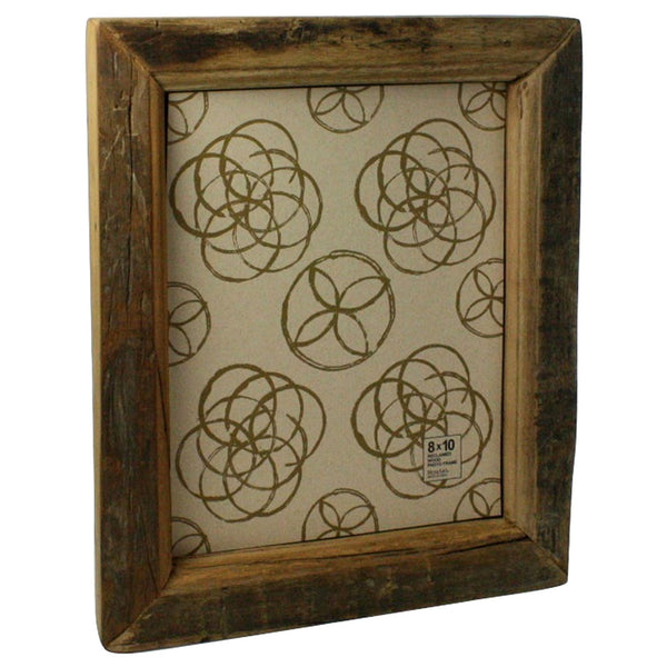 8x10 XL Dark Brown Reclaimed Wood Vertical Frame